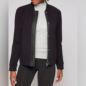 *EUC* Athleta / Stronger Bomber Full Zip Jacket / Black / Medium